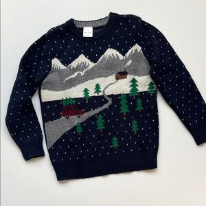 Hanna Andersson Mountain Cabin Holiday Sweater-boys 120